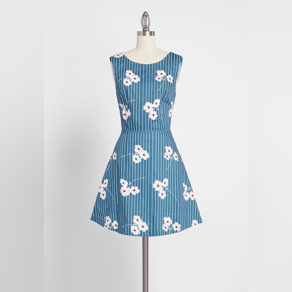 I Know a Shortcut Cotton Mini Dress